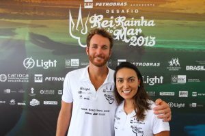 Aaron Peirsol e Poliana Okimoto 